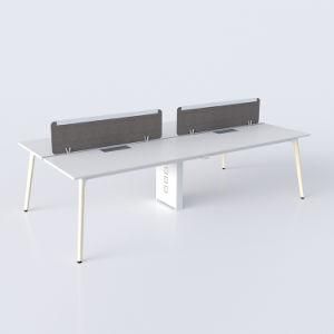 fashion Design Walnut Veneer Customized Workstation
