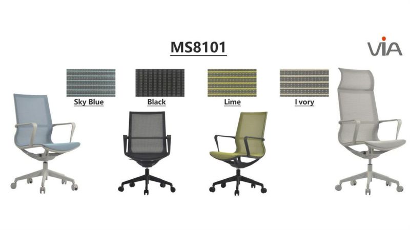 Full Mesh Middle Back Executive Manager Ergonomic Office Chair