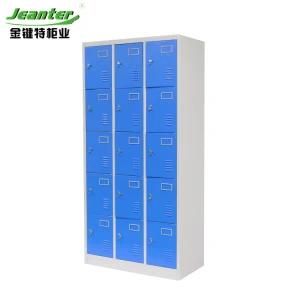 Single Column Four Tier Metal Wall Shoe Cabinet Office Employee Lockers