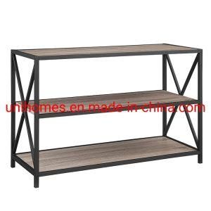 Industrial TV Stand with Storage Shelf for Living Room, TV Console Storage Cabinet, Retro Coffee Table Easy Assembly, Retro Brown