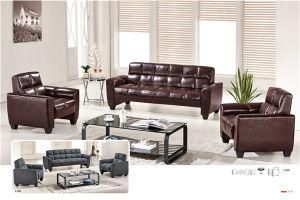 Plastic Base PU/Leather Office Knock Down Sofa F-020 1+1+3 (1+1+2+3)