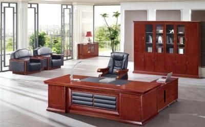 High Quality Wood Veneer Antique Office Executive Table to Philippines