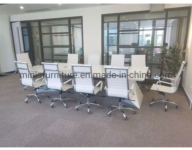 (M-CT333) Office Unique Design White Round Conference Table