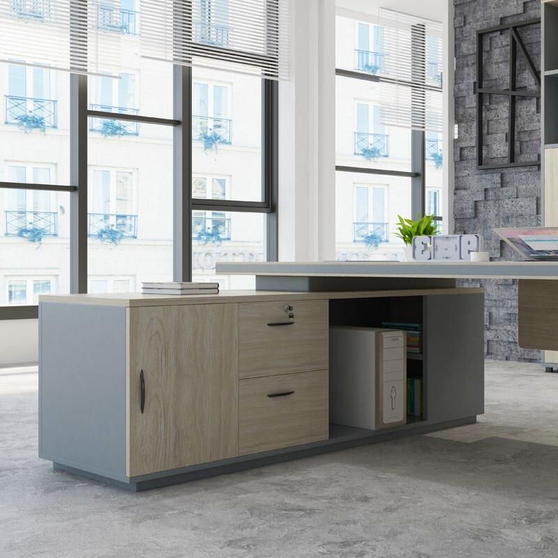 European Style Antique Steel Storage Executive Office Desk Supply