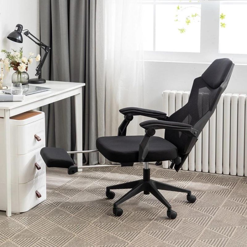 Free Sample China Factory Price Ergonomic Office Chairs with Footrest and Manufacturers for Commercial Use Office Solution
