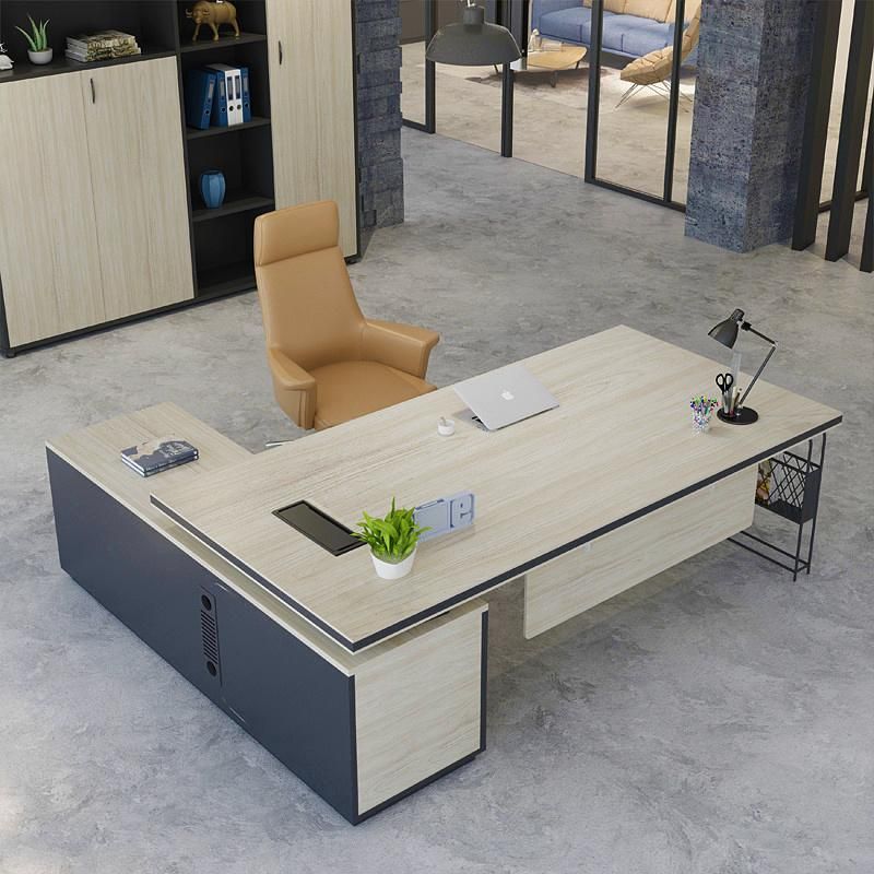 European Style Antique Steel Storage Executive Office Desk Supply