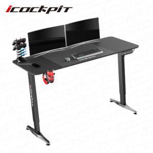 Icockpit New Model Electric Height Adjustable Sit Stand Desk Cheap Gaming Desk