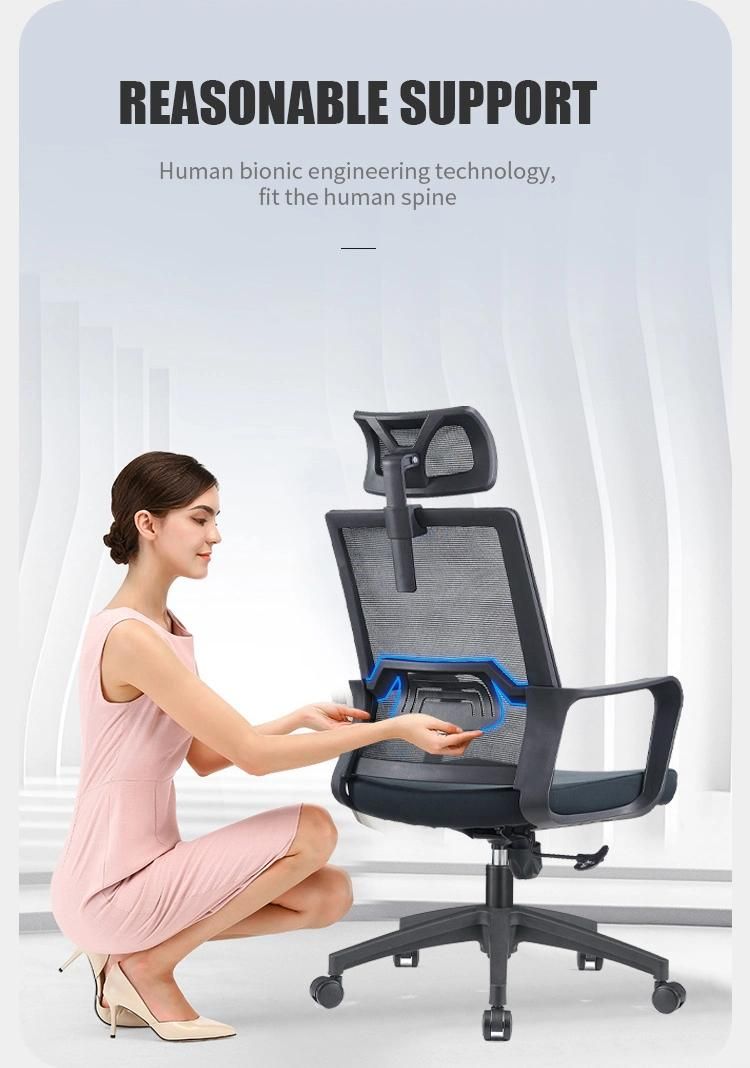 Wholesale Mesh Swivel with Armrest Cheap Price Ergonomic Computer Office Chair
