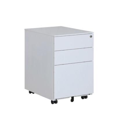 China Supplier Steel Office Equipment 3 Drawer Mobile Pedestal Cabinet