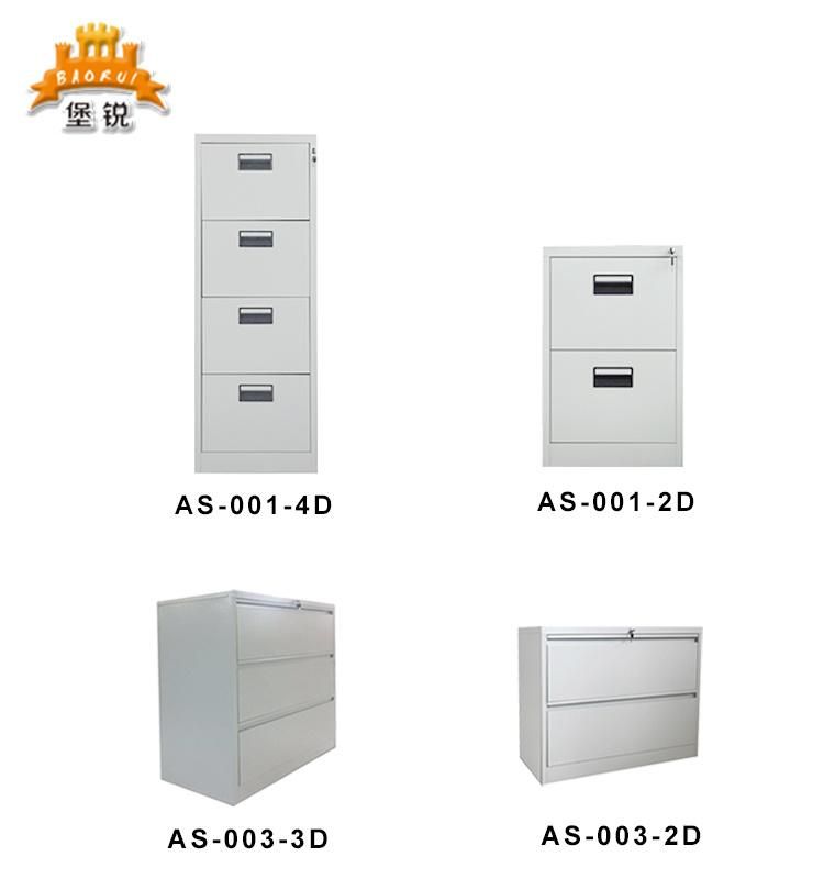 A4 Paper Steel Vertical 3 Drawer Filing Cabinet