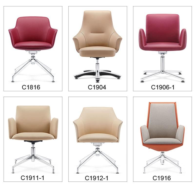 New Design PU Leather Reception Office Chair