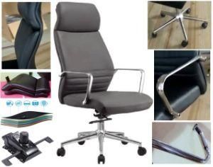 BIFMA Standard PU Nylon Rotary Castors Aluminum Leg PVC Swivel Meeting Seat for Hall Lobby Office Room Director