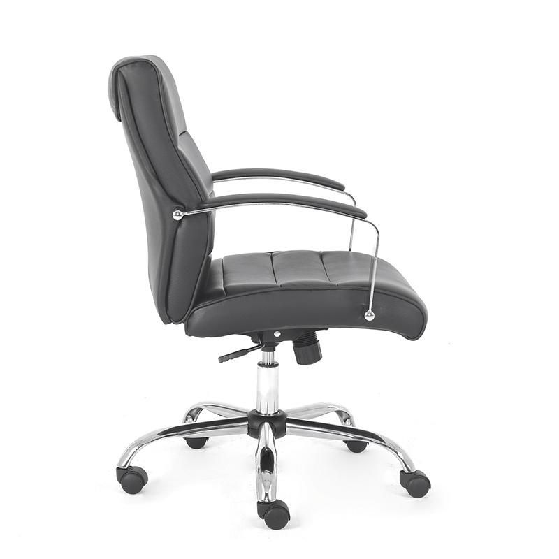 Factory Wholesale Middle Back PU Leather Office Executive Chair