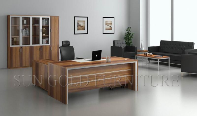 Foshan Luxury Office Table Executive Desk Wooden Office Furniture