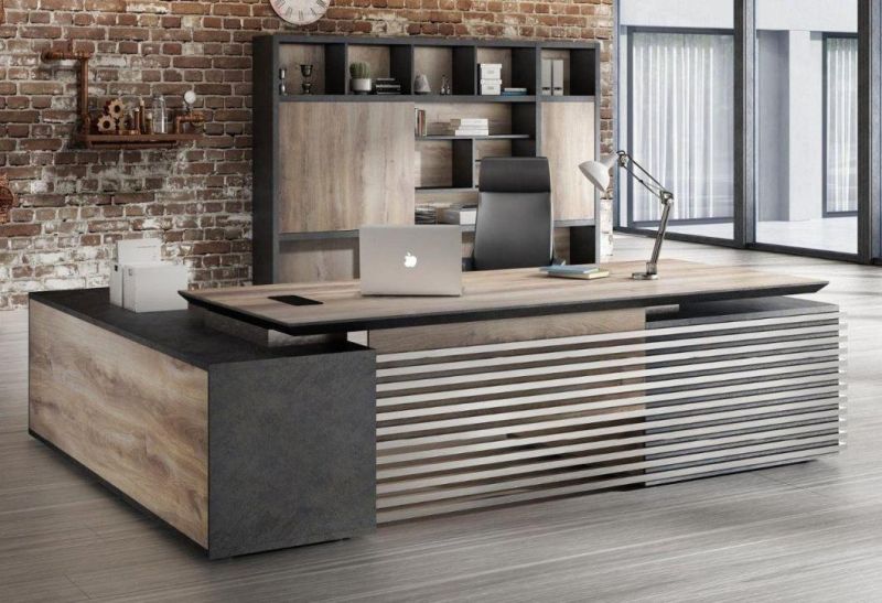 Tahope Industrial Style Luxury Boss Executive Director Wooden Office Table