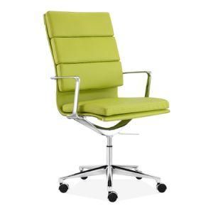 Simple Modern Leather Boss Chair Cow Skin Bench Office Chair Household Lift Computer Chair
