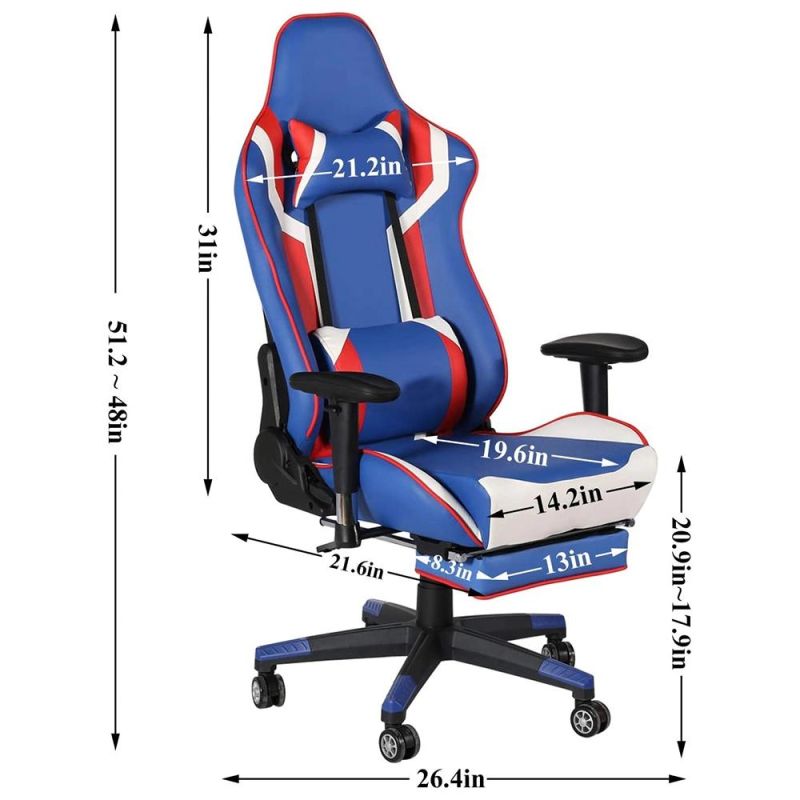 2022 OEM ODM Ergonomic Silla Gamer PC Gaming Swivel Recliner Sillas Chair