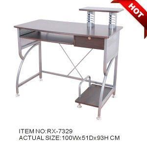 Fashion Wood Office Desk with Telephone Holder (RX-7329)