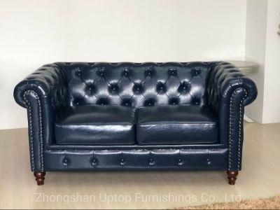 (SP-KS347) Classic Retro America Chesterfield Leather Sofa Customized
