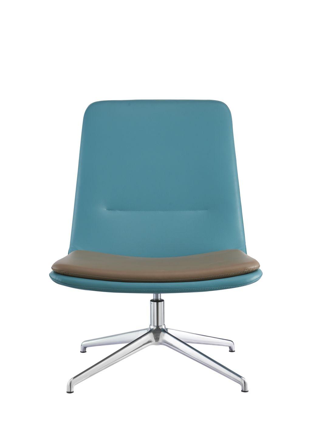 Classic Fashion Middle Leisure Lounge Seating PU Leather Boss Manager Executive Ergonomic Eco-Friendly Home Office Chair