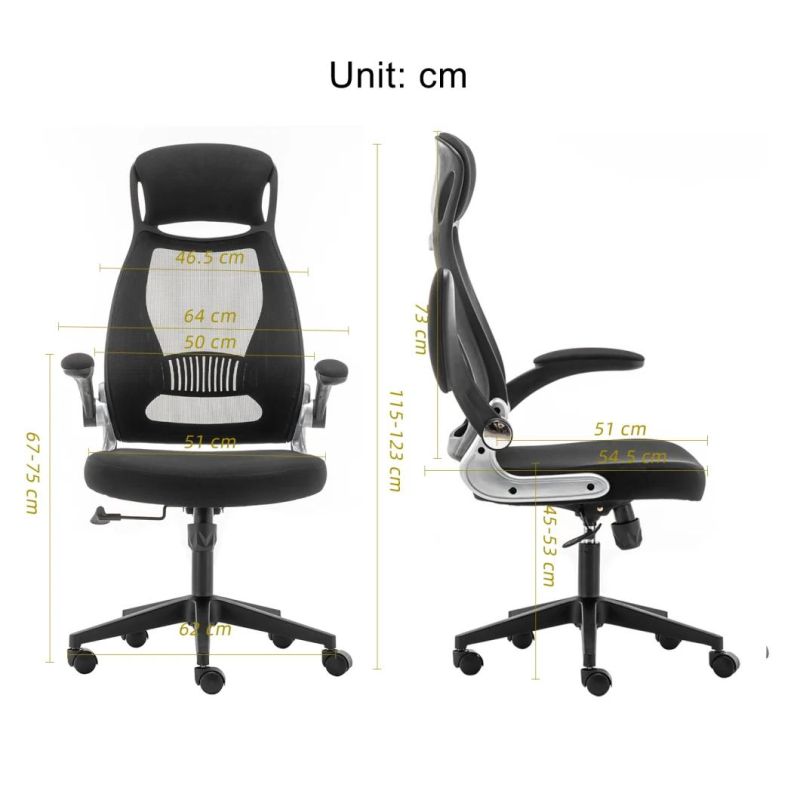 Modern Ergonomic Swivel Mesh Fabric Home Revolving Recliner Executive Computer Office Chairs