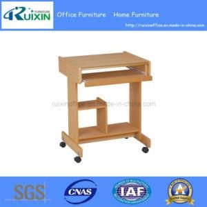 Full Wooden Office Desk with Wheels (RX-221)