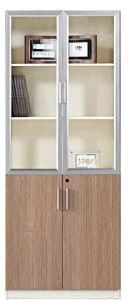 New Style Sideboard Wine Cabinet Bookcase 2 Doors Bookshelf