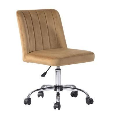 Comfortable Velvet Upholstery Boasting Adjustable Home Office Task Chair