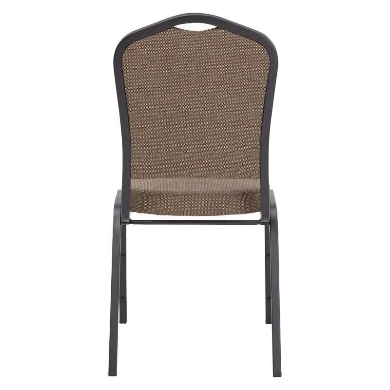 Hotel Furniture Crown Back Stacking Banquet Chair with Burgundy Fabric and Mould Foam