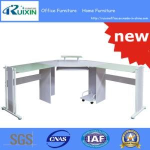 Hot Sale L Shape Glass Office Desk (RX-D1169)