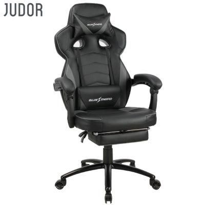 Judor Reclining Computer Office Racing Chair with Footrest Swivel Gaming Chair