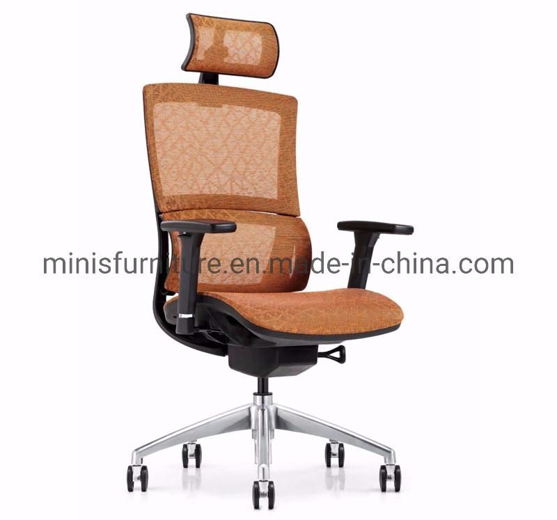 (M-OC081) Comfortable Room Furniture Swivel Red Mesh Fabric Office Chair Lift