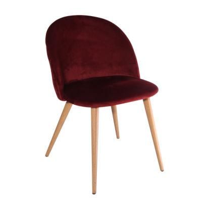 Velvet Chair Chairs Wholesale Velvet Dining Chair MID Century Modern Hotel Restaurant Upholstered Dining Chairs