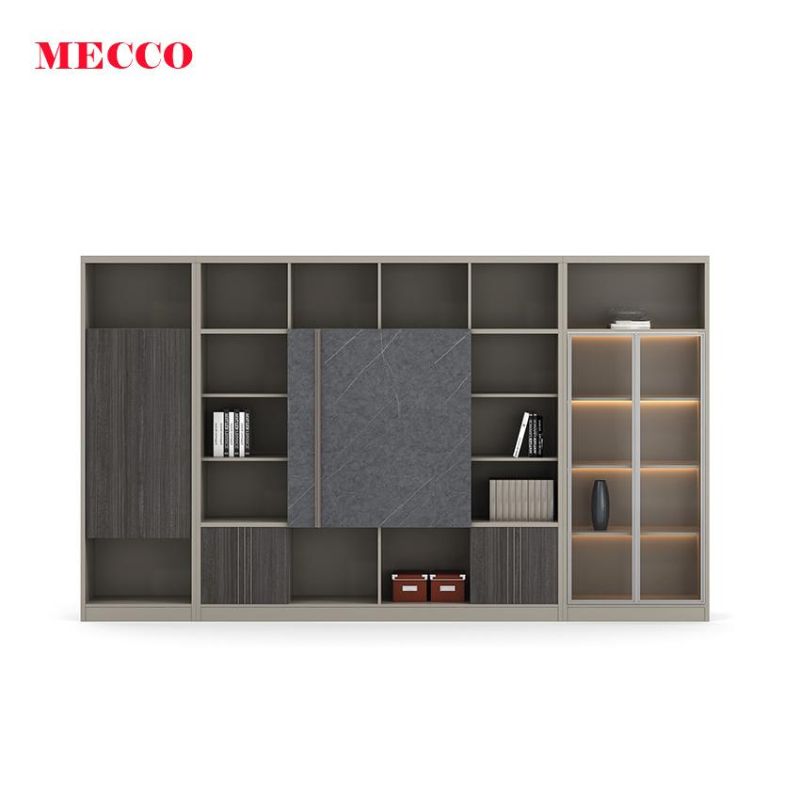High End MFC Wooden Office File Cabinet for Boss Office