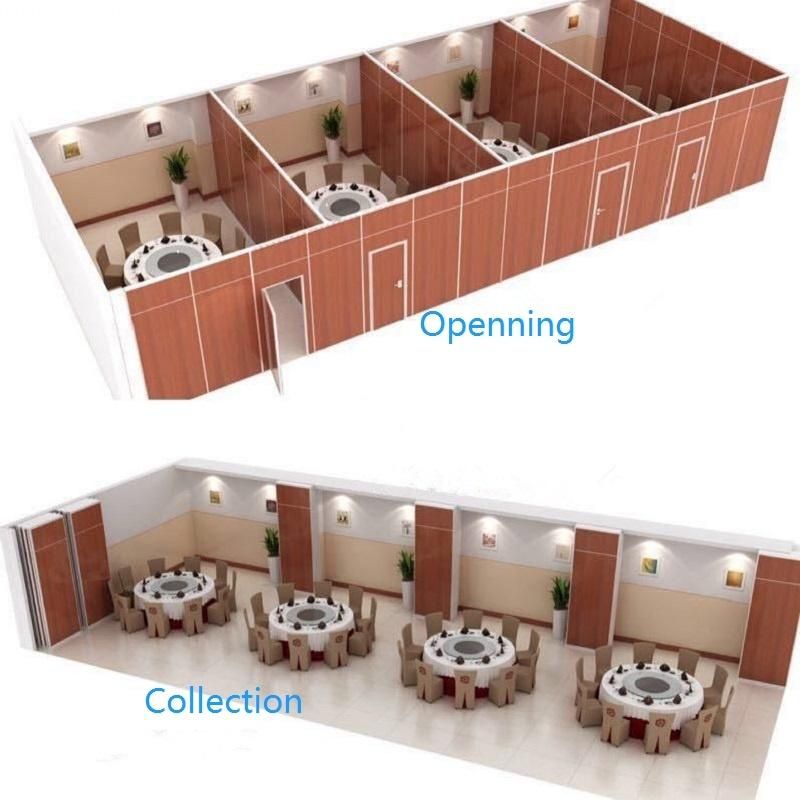 Soundproof Movable Sliding Folding Partitions Hotel