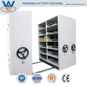 Manual Storage Movable Shelf Bulk Filing Cabinet Mobile File Racks