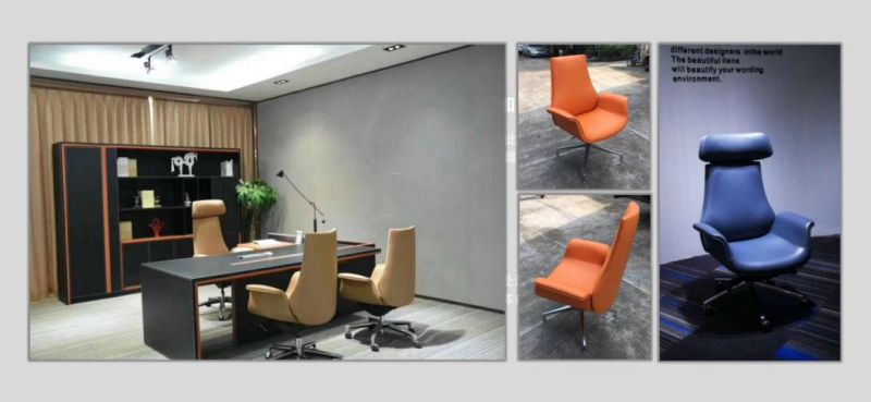Zode Modern Home/Living Room/Office Furniture Visitor Chair Metal Leg MID Back Conference Meeting Room Leather Chair