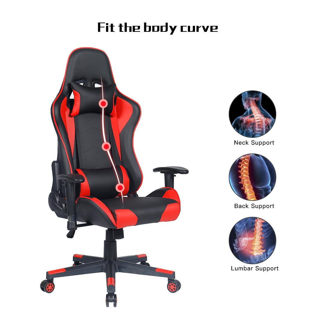 High Back PU Leather Computer Silla Gamer Ergonomic Swivel Gaming Chair