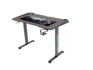 Oneray Gaming Desk Computer Table with LED Breathing Light, Racing Table E-Sports Ergonomic PC Desk for Home or Office