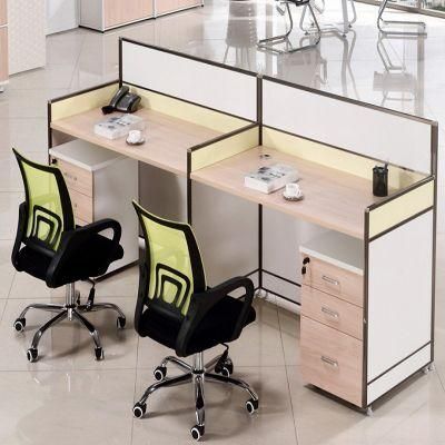 Aluminum Profile Modular Workstations Panels Wooden Table Desk Partition Screen