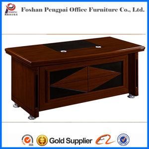 1.4m with Leather Pattern Business Manager Writing Table Desk