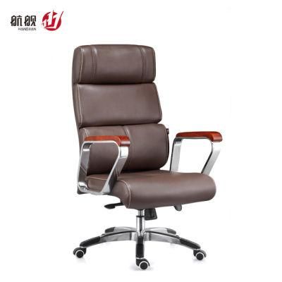Swivel Revolving High Back Leather Boss Executive Office Chair