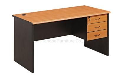 Factory Wholesale Classic Cherry Wooden Staff Computer Study Office Table