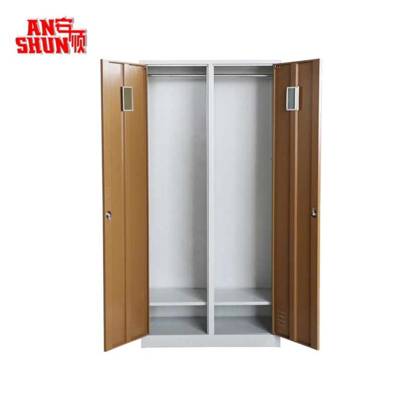 Multi-Purpose Steel Hanging Clothes Storage Metal Wardrobe Closet Cabinet for Sale