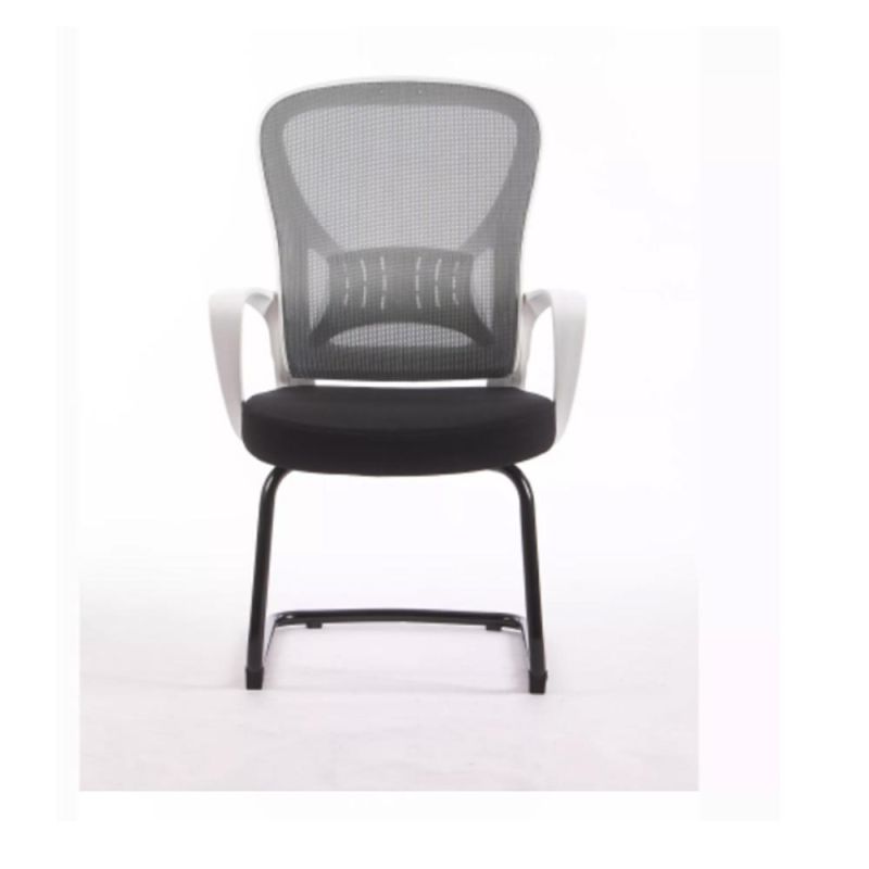 Ergonomic White Backrest Frame Comfortable Breathable Mesh Chair