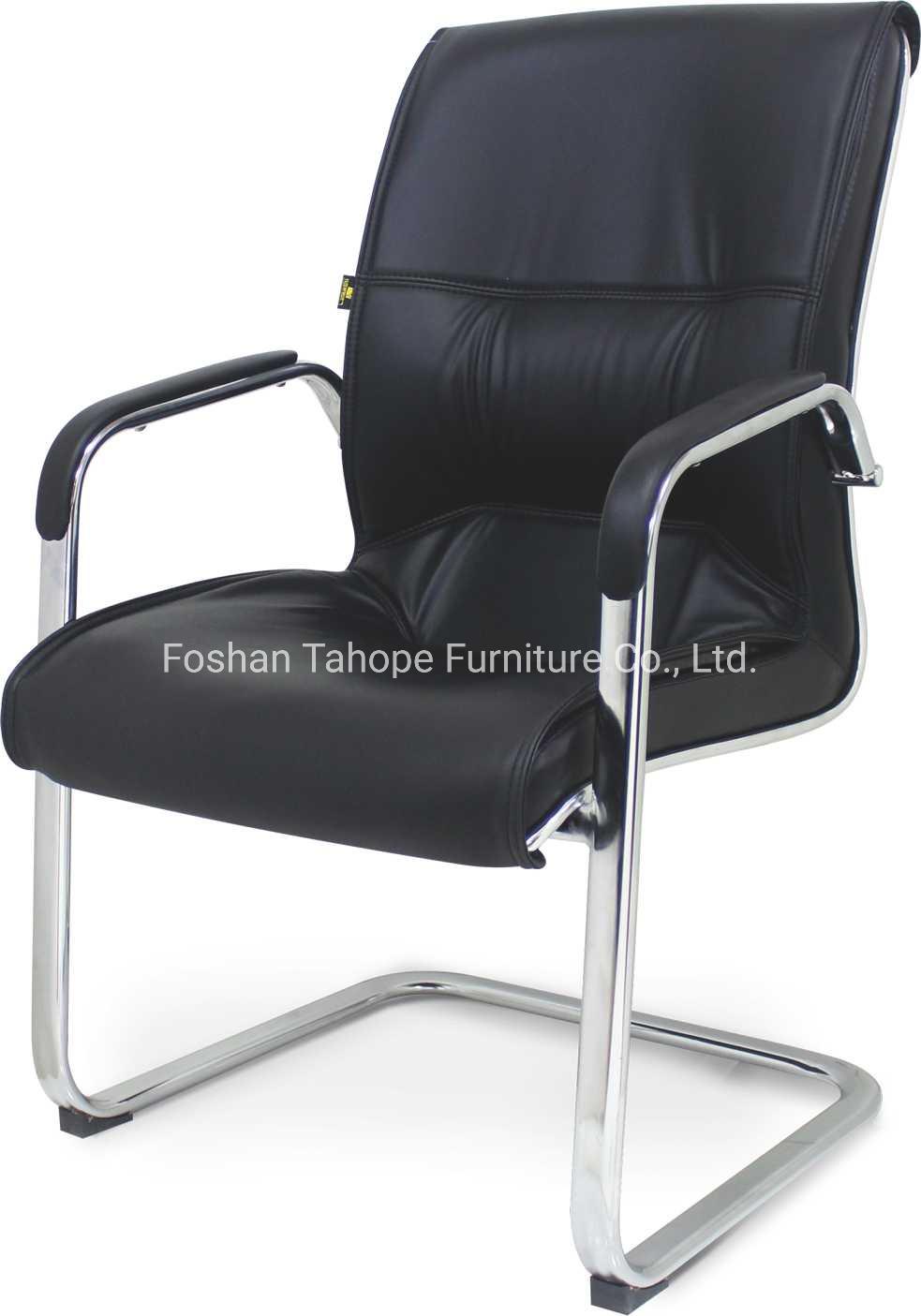 Audience Visitor Use Modern Office Furniture Conference Leather Boardroom Chair for Computer Study
