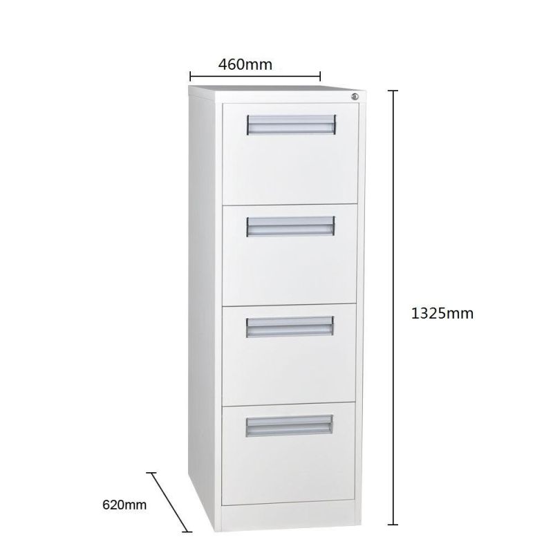 Anti-Tilt 4 Drawer Steel Filing Storage Cabinet