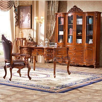 Wholesale Executive Office Table with Bookcase in Optional Furniture Color