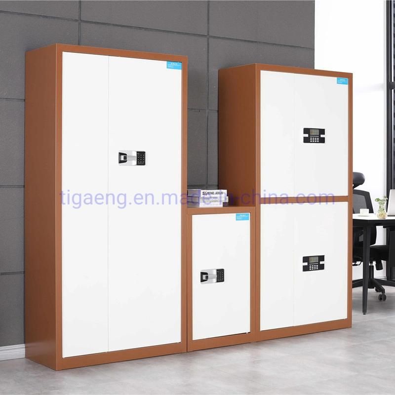 High Quality Cheap Hot Sale Two Door Metal Four Storage Layer Confidential Cabinet Safe