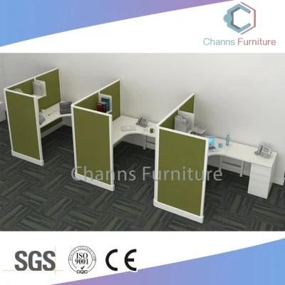 Modern Furniture Independent L Shape Computer Table Office Workstation (CAS-W41236)